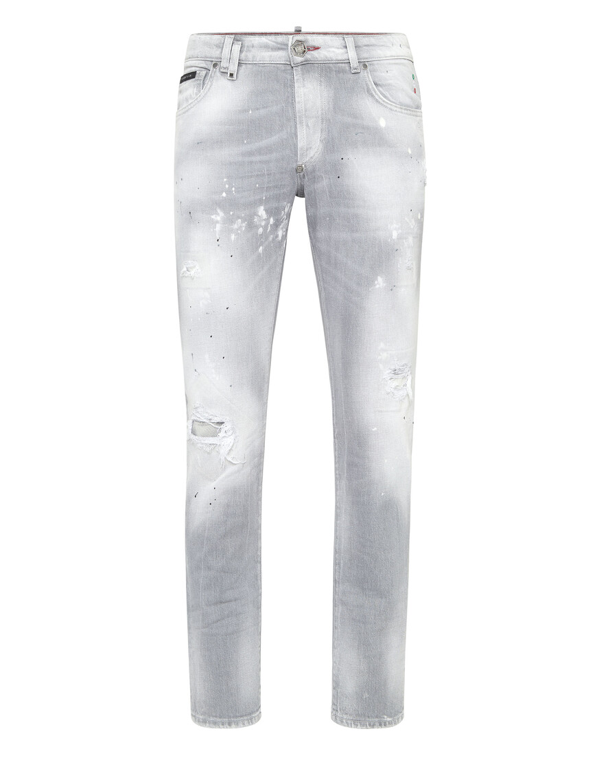 

Джинсы Прямые Philipp Plein, Серый