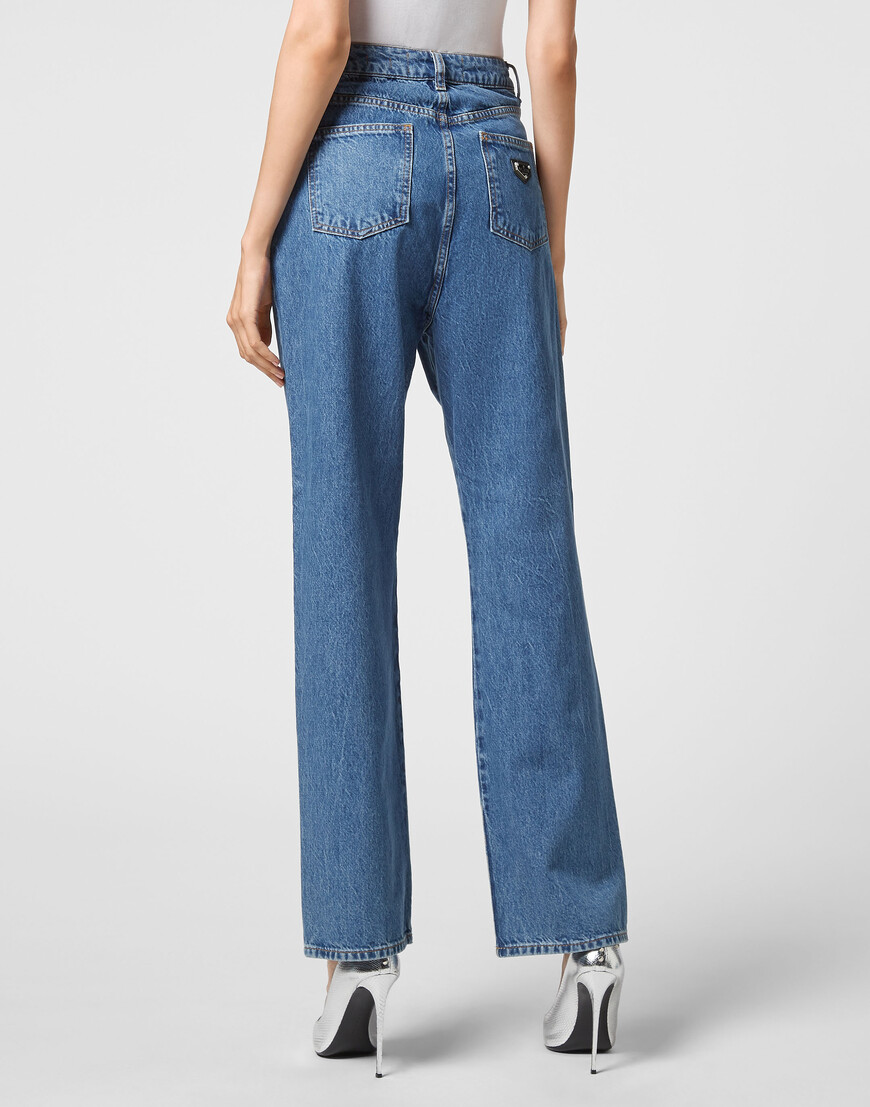 джинсы прямые  AAAC-WDT1746-PDE004N_08QT купить с доставкой