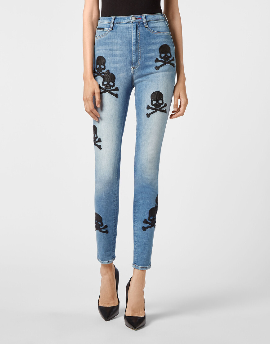 

Скинни Philipp Plein, Синий