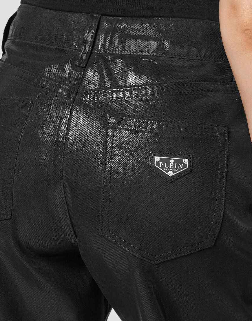 джинсы с высокой посадкой  AAAC-WDT1780-PDE004N_02NK со скидкой