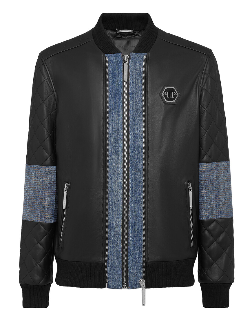 бомбер  от бренда philipp plein вид слева