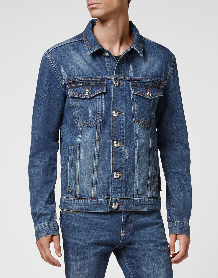 

Джинсовая Куртка Philipp Plein, Синий