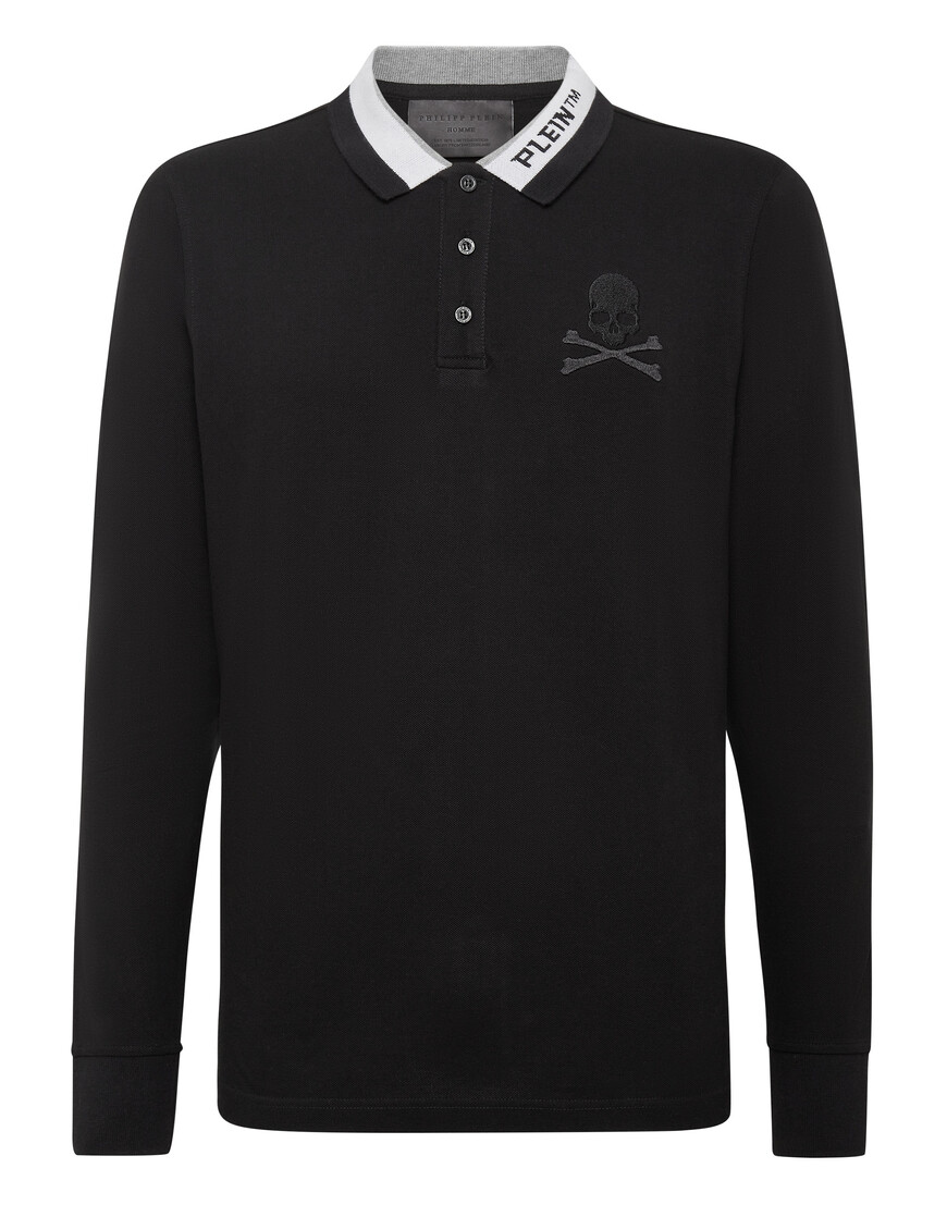 поло с длинным рукавом  PAAC-MTK5515-PJO002N_02 по акции