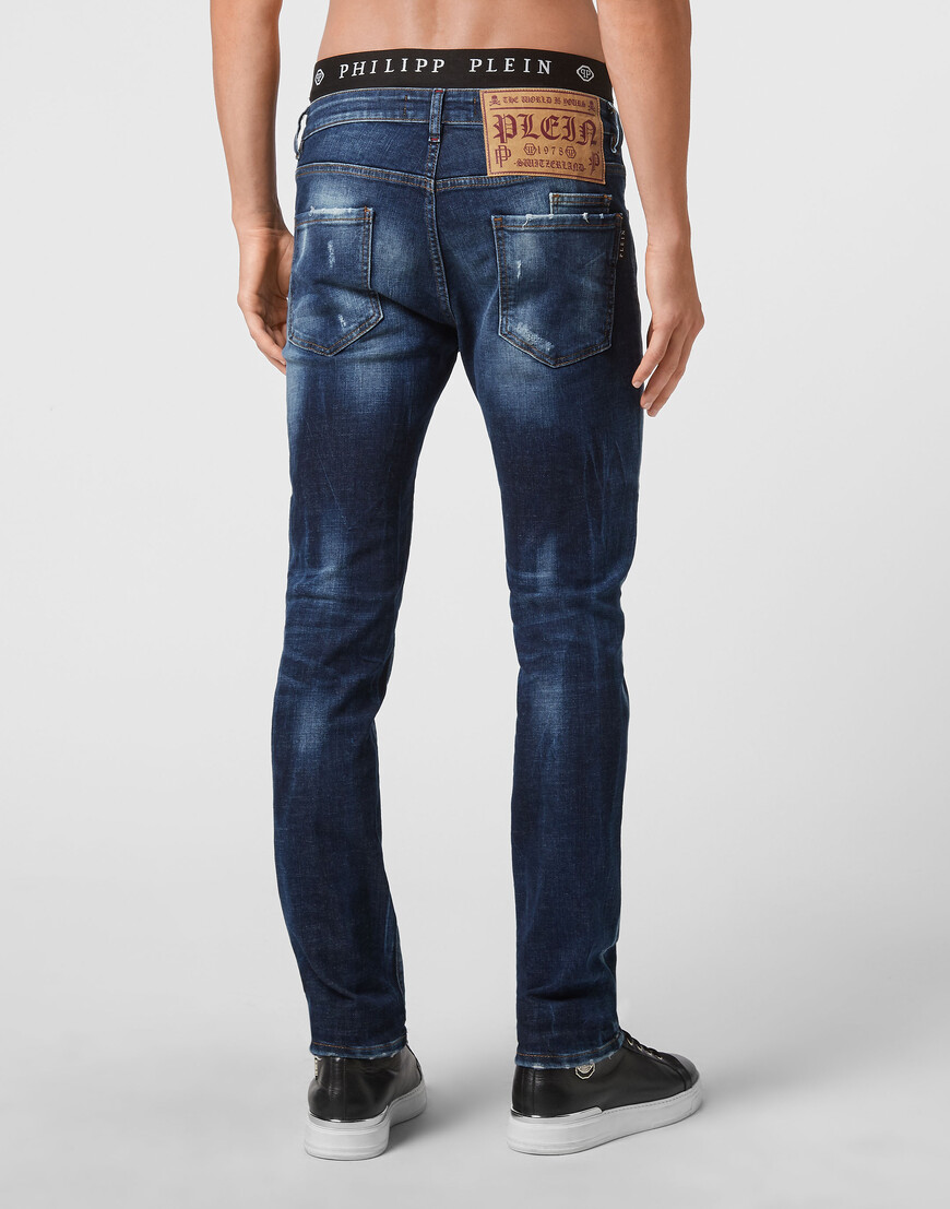 

Джинсы Прямые Philipp Plein, Синий
