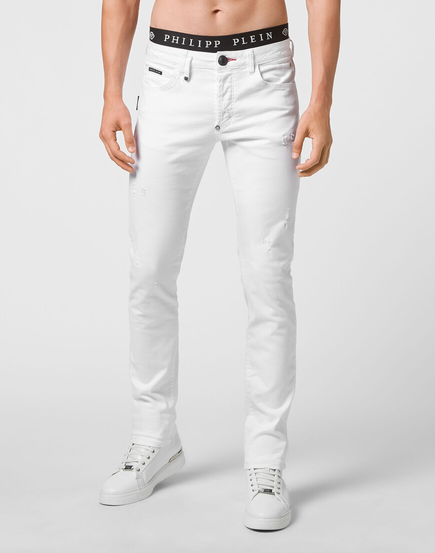

Джинсы Прямые Philipp Plein, Белый