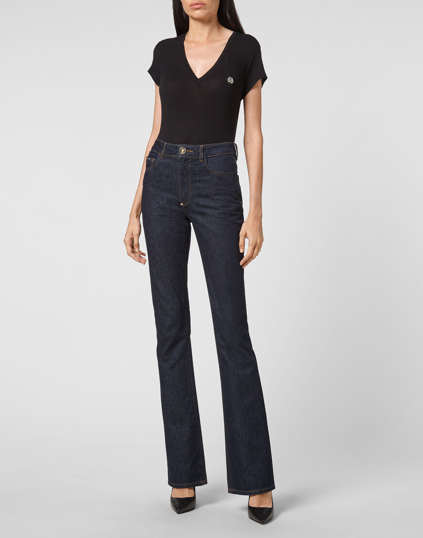 джинсы с высокой посадкой  SABC-WDT1849-PDE004N_14GN по низкой цене