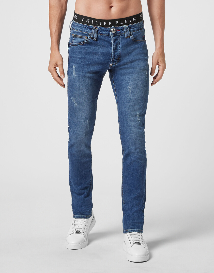 

Джинсы Прямые Philipp Plein, Синий
