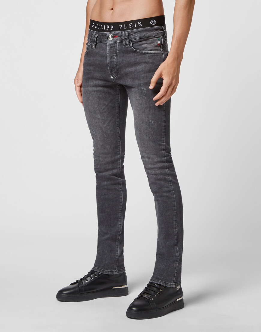 

Джинсы Прямые Philipp Plein, Серый