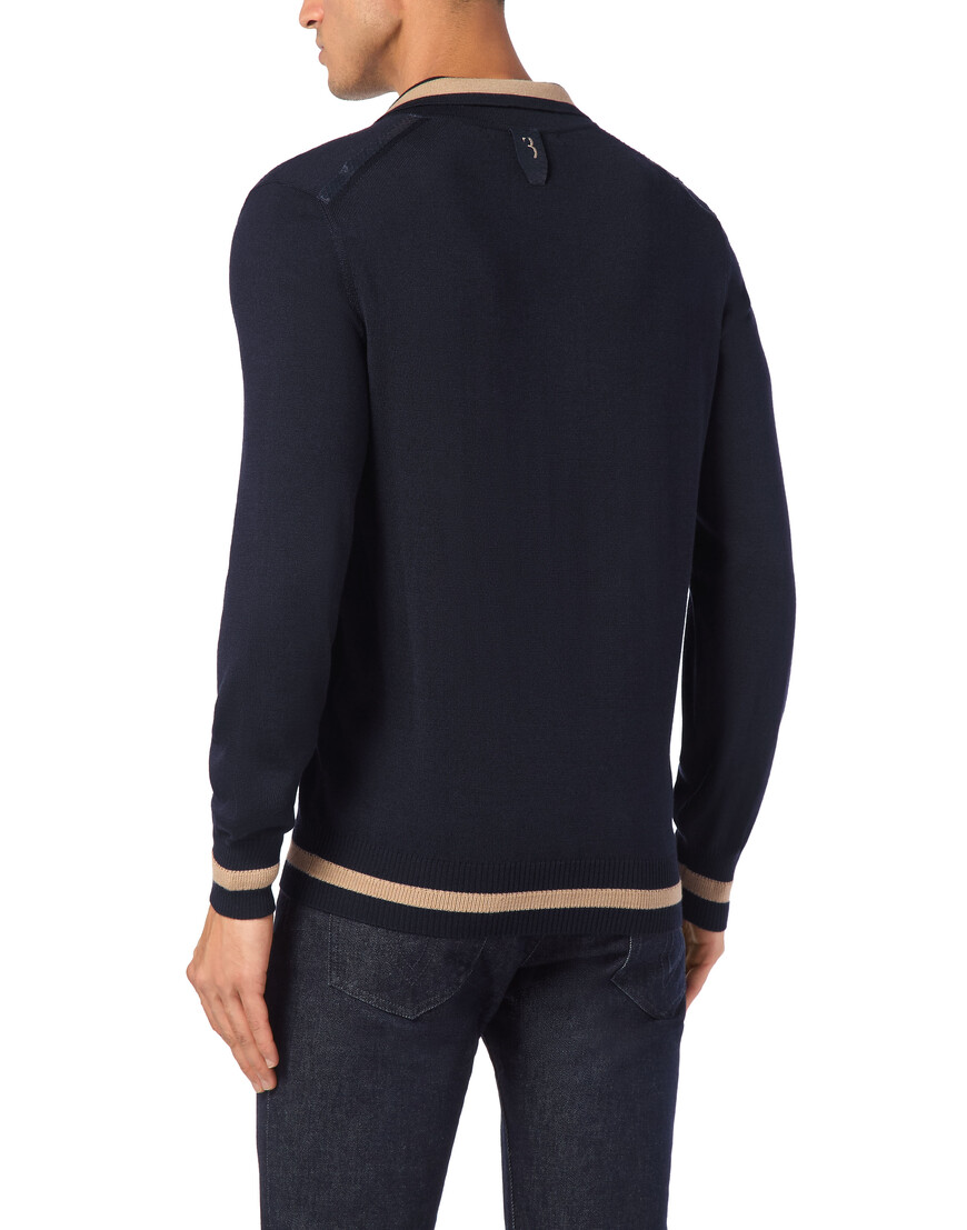 поло с длинным рукавом  OADC-MKK0247-BTE004N_14 фотография