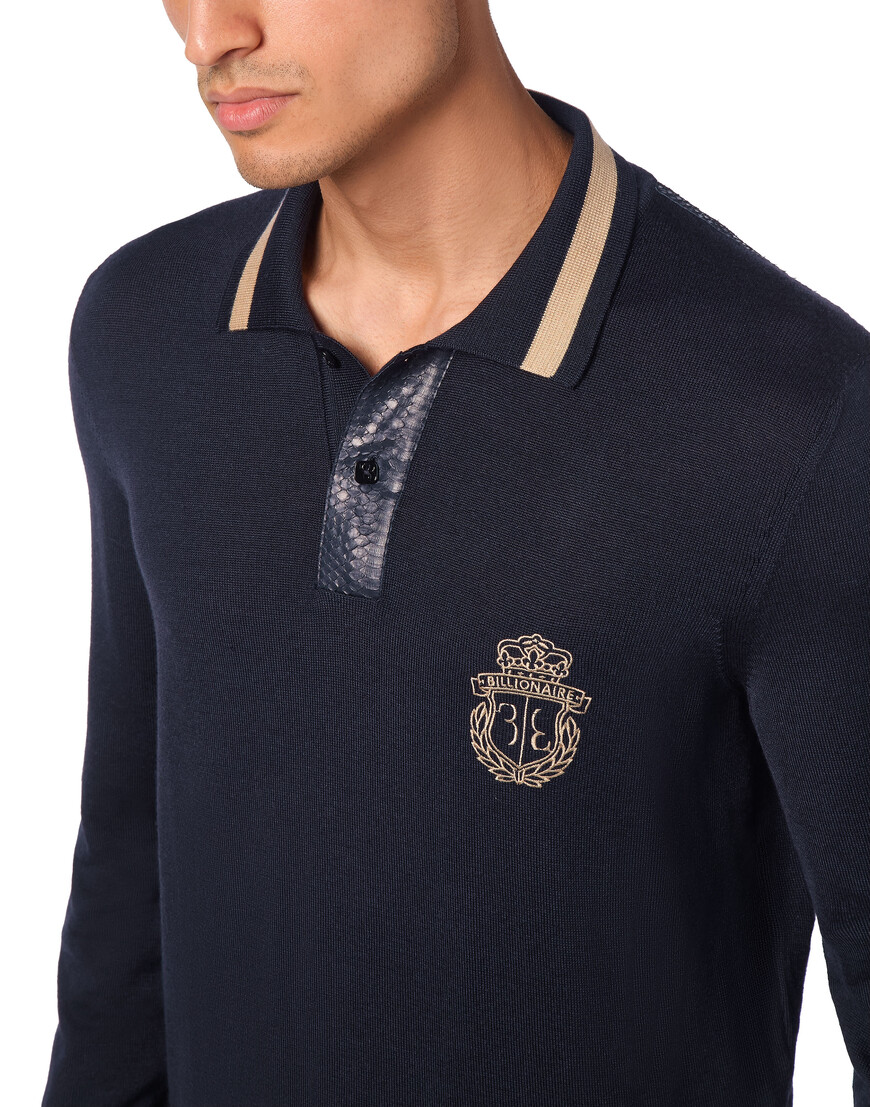 поло с длинным рукавом  OADC-MKK0247-BTE004N_14 по низкой цене