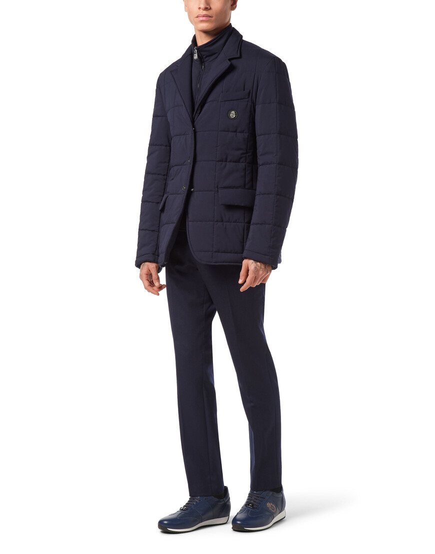 пиджак классический  из италии вид сбоку