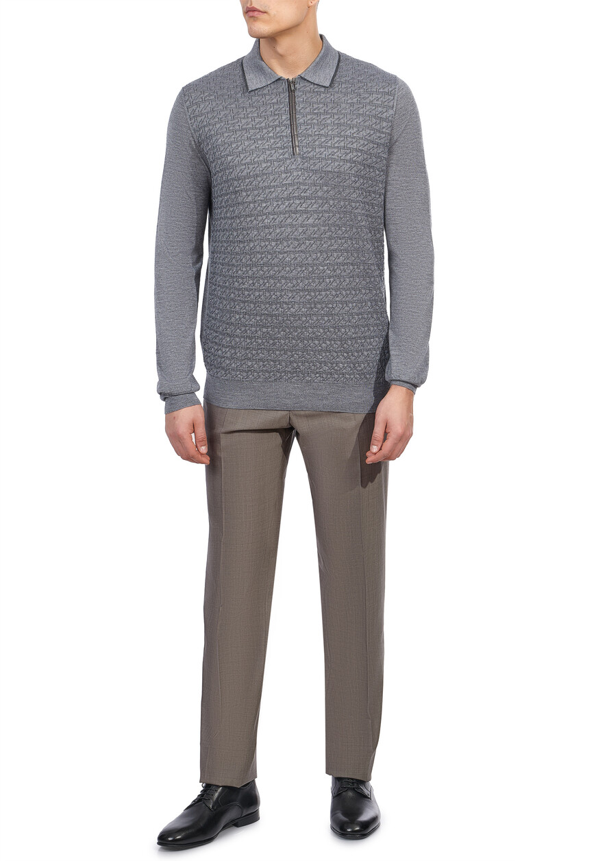 поло длинный рукав  MBY-PZ082-CHCR1/ML02 по акции