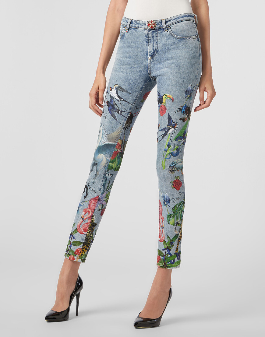 

Джинсы Зауженные Philipp Plein, Голубой