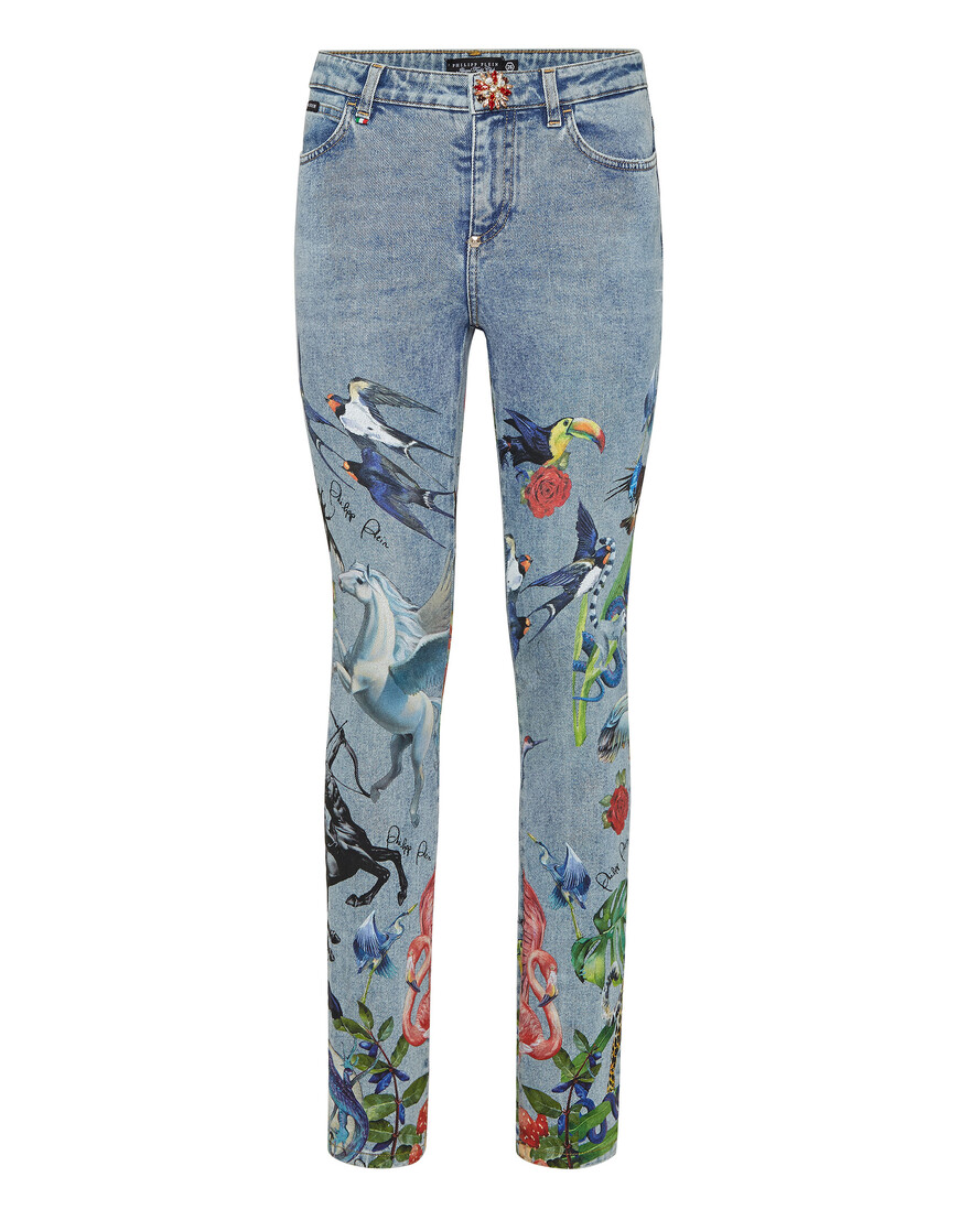 джинсы зауженные  S19C-WDT0944-PDE004N_07CE по акции