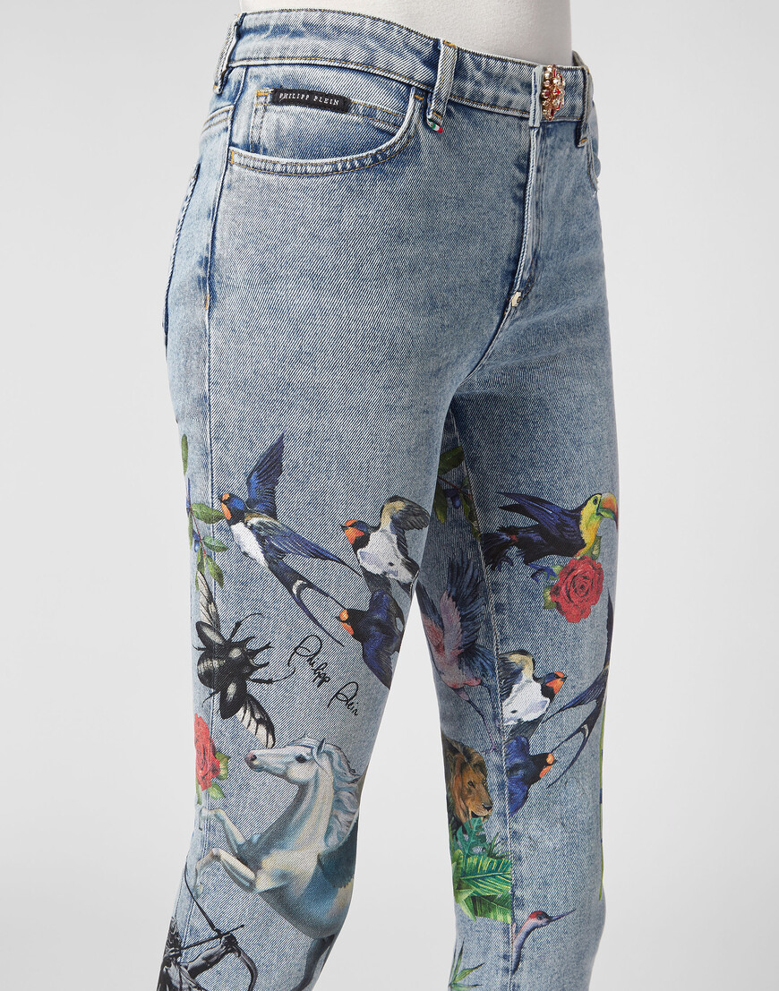 джинсы зауженные  S19C-WDT0944-PDE004N_07CE со скидкой