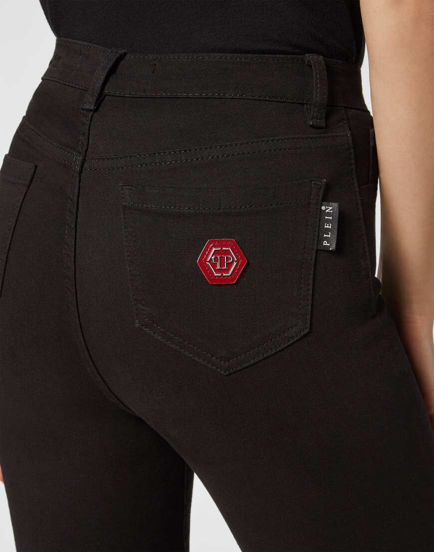 джинсы с высокой посадкой  PABC-WDT2020-PDE004N_02NH со скидкой