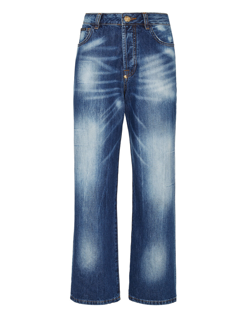 джинсы с высокой посадкой  PABC-WDT2057-PDE004N_08HS по акции