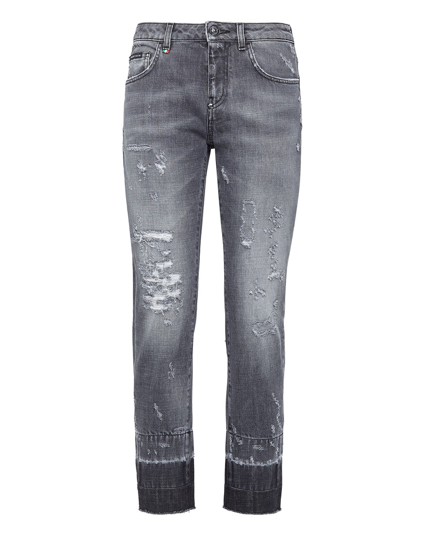 джинсы бойфренды  P19C-WDT1069-PDE004N_14OU по акции