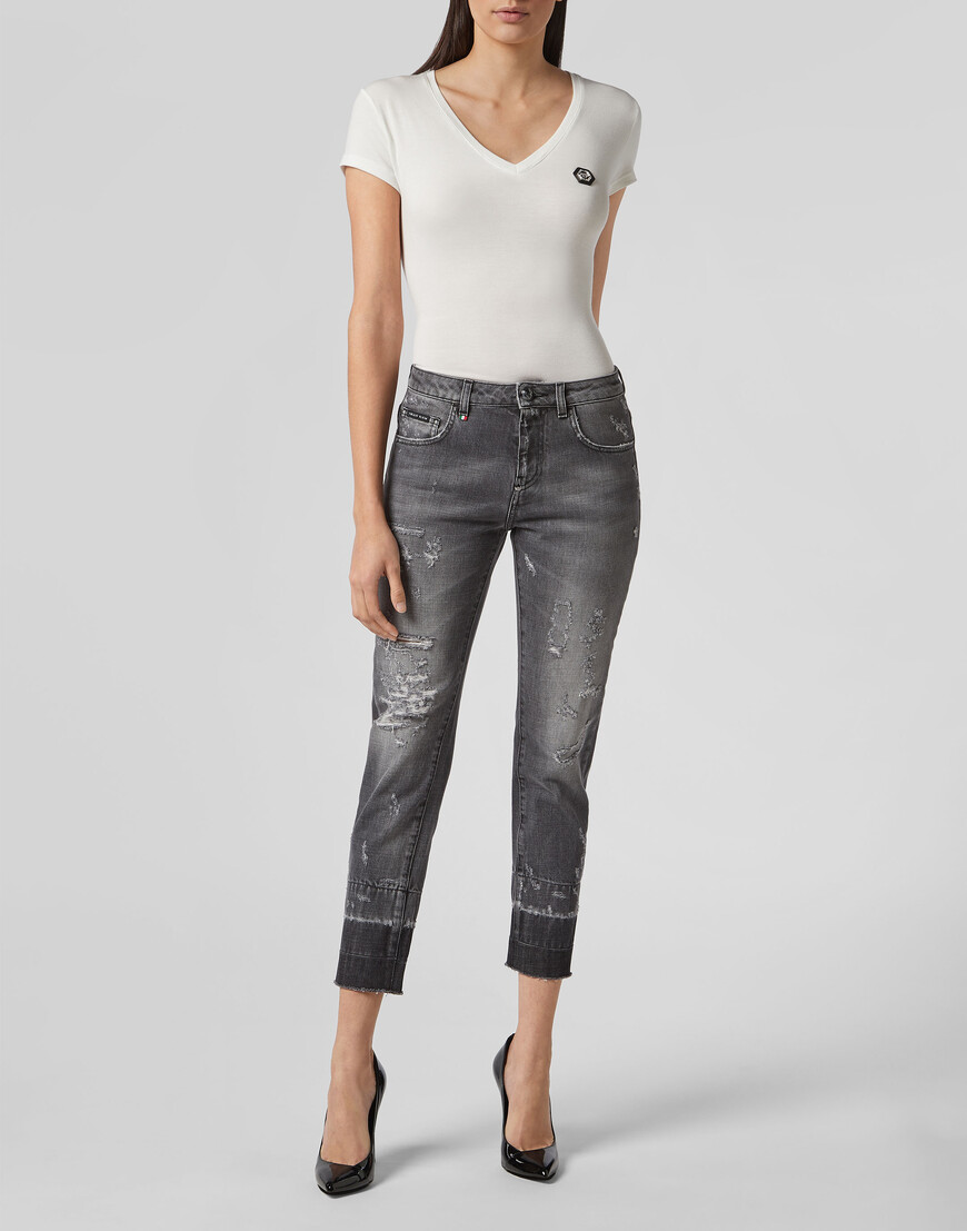 джинсы бойфренды  P19C-WDT1069-PDE004N_14OU по низкой цене