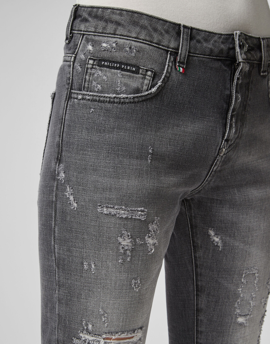 джинсы бойфренды  P19C-WDT1069-PDE004N_14OU со скидкой