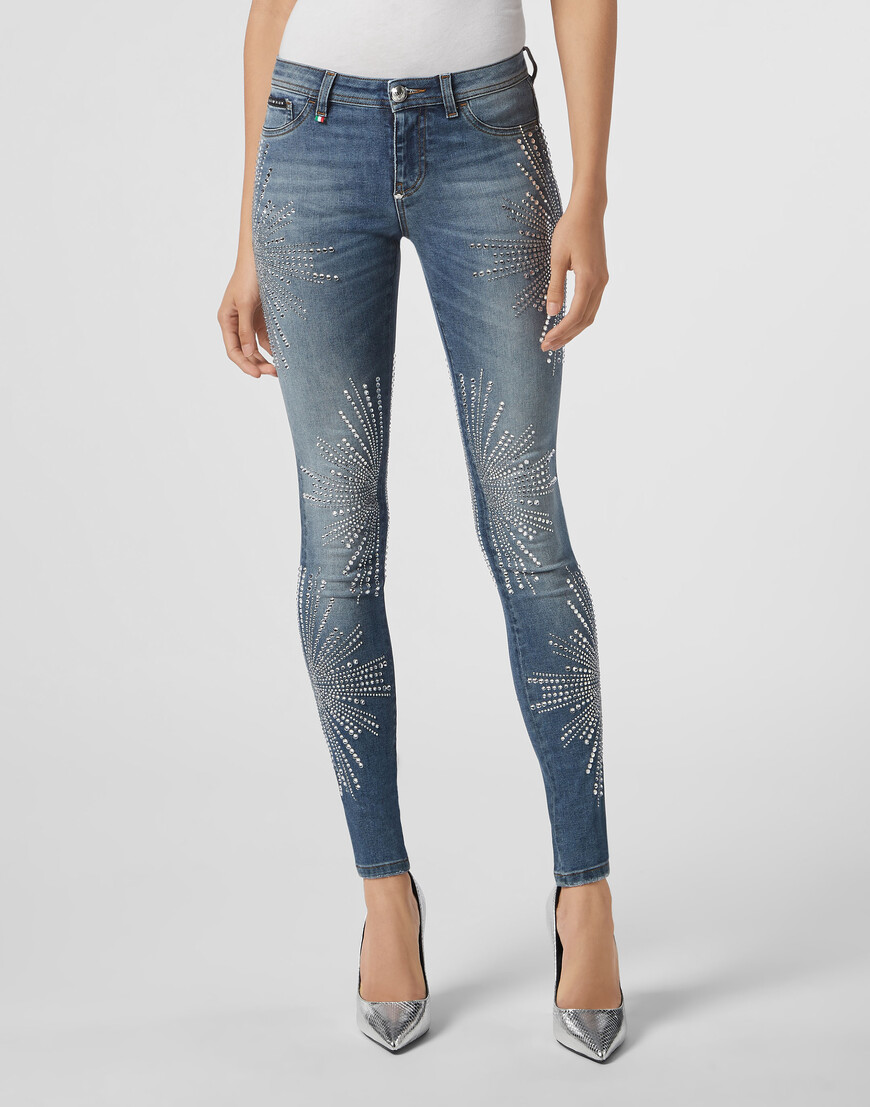 

Скинни Philipp Plein, Синий