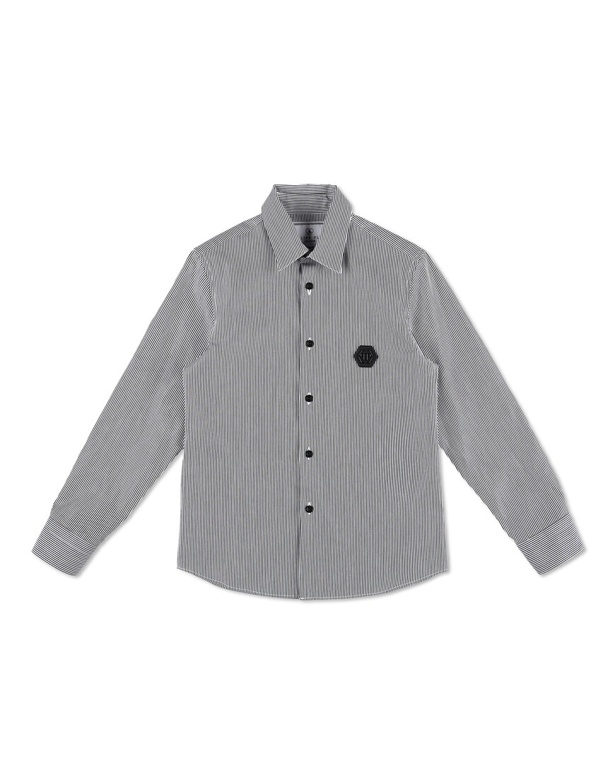 рубашка  от бренда philipp plein вид слева