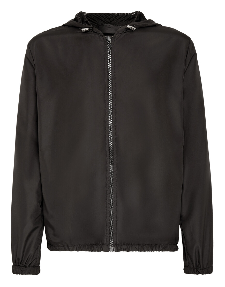 пуховик  от бренда philipp plein вид слева