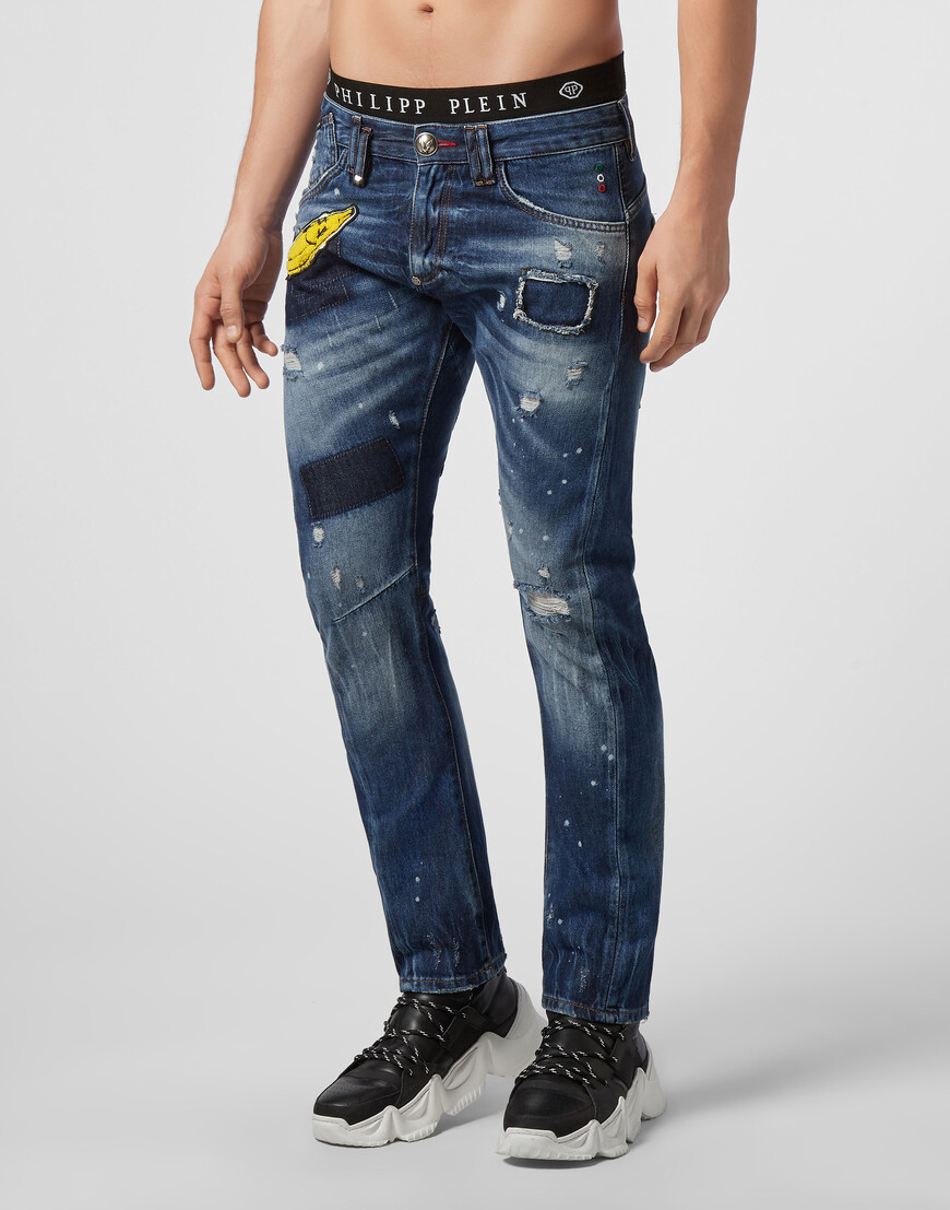 джинсы зауженные  F20C-MDT2219-PDE004N_07ja фотография