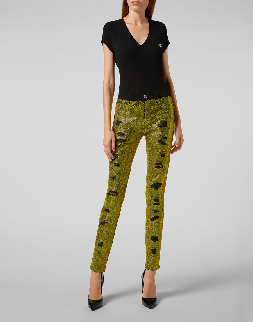 джинсы с высокой посадкой  F20C-WDT1390-PDE004N_09 по низкой цене