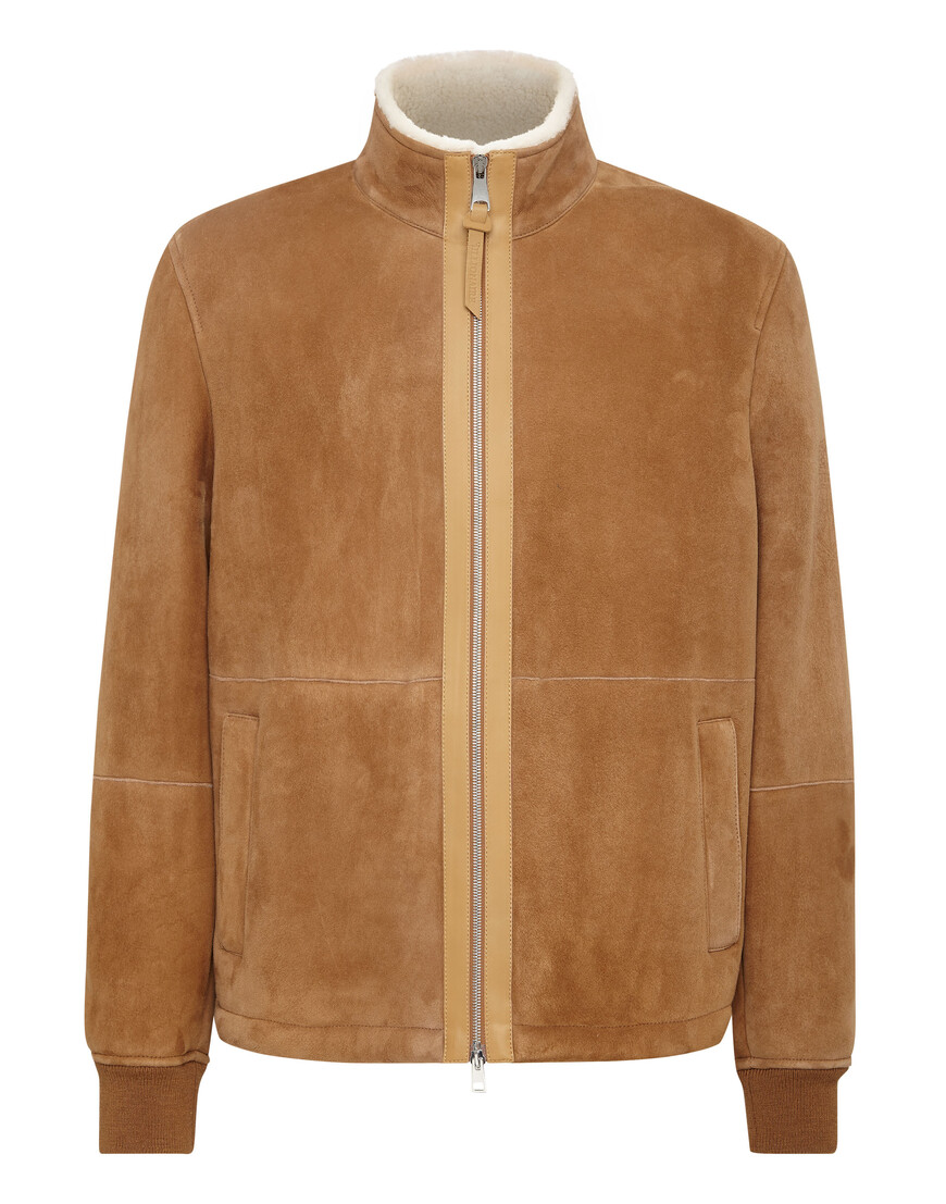 кожаная куртка  от бренда billionaire вид слева