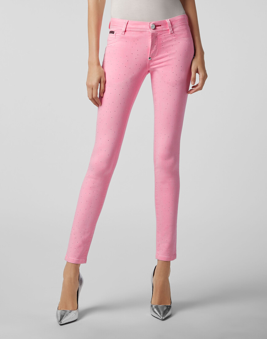 джинсы зауженные  S20C-WDT1314-PDE004N_03pn фотография