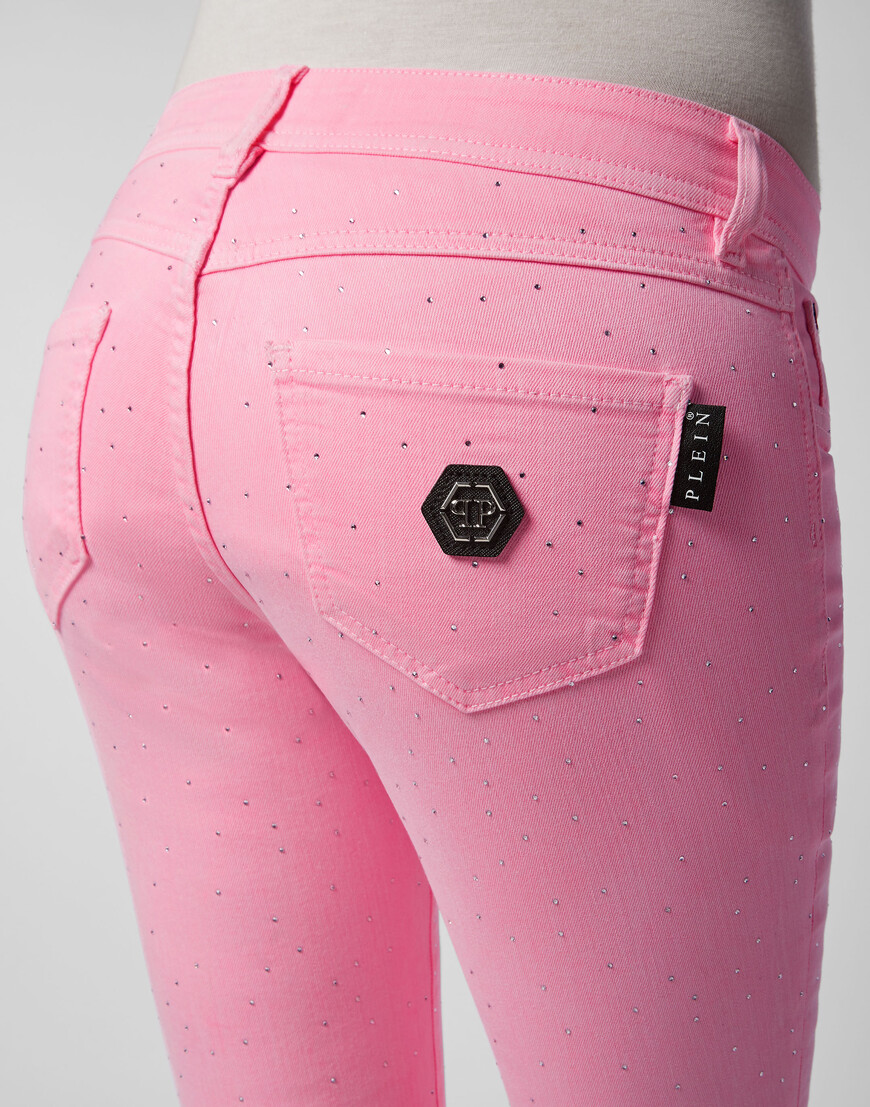 джинсы зауженные  S20C-WDT1314-PDE004N_03pn со скидкой