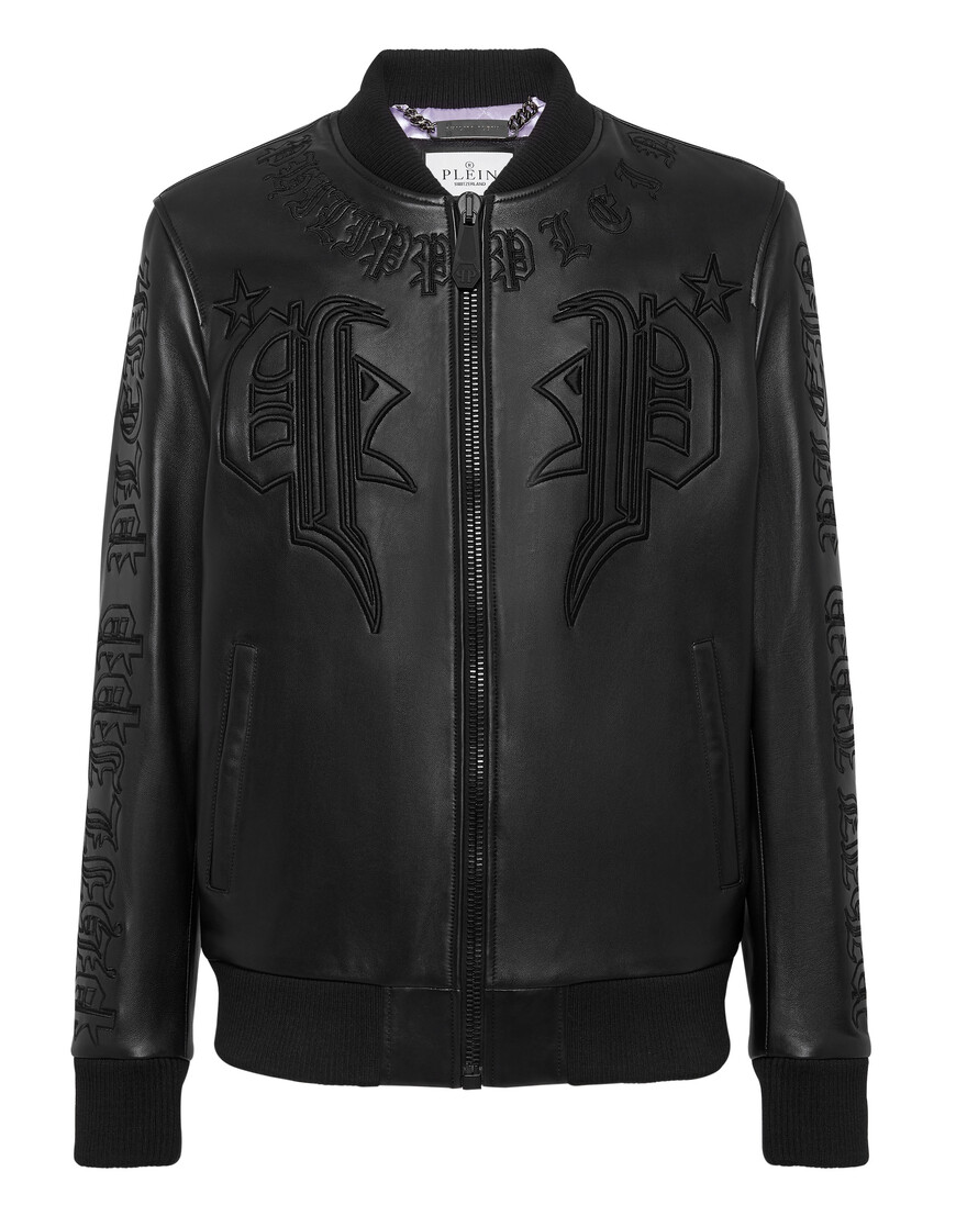 бомбер  от бренда philipp plein вид слева