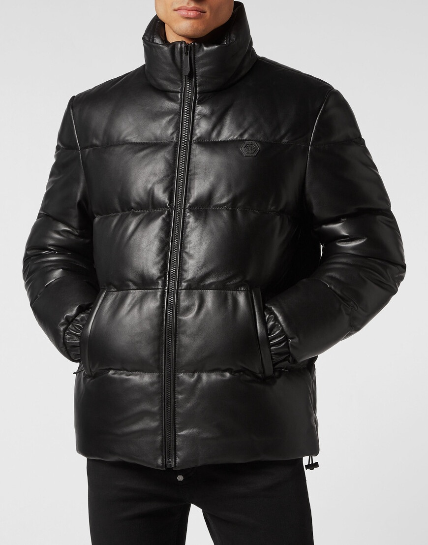 

Кожаная Куртка Philipp Plein, Черный