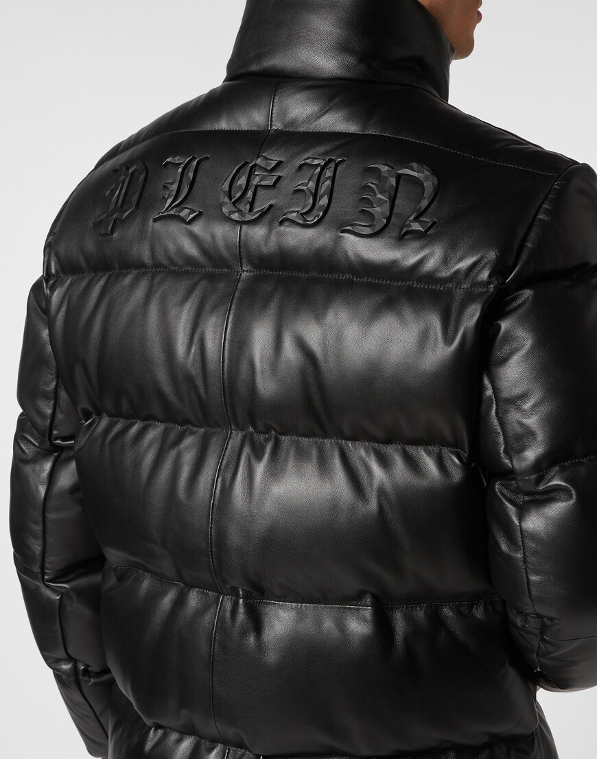 кожаная куртка philipp plein из проверенных материалов со скидкой