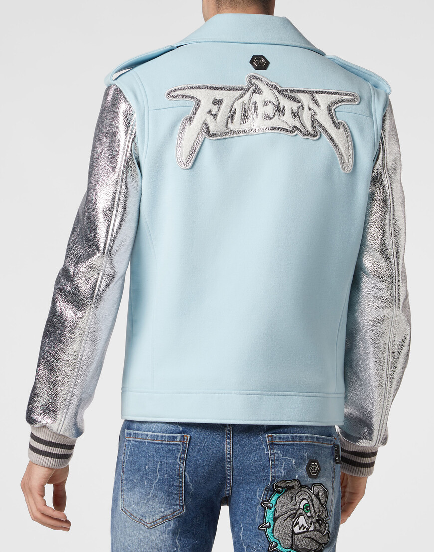 бомбер  из америки вид сбоку