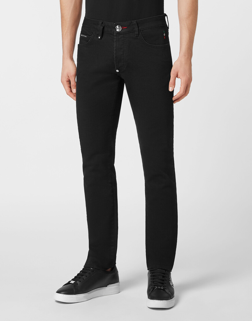 

Джинсы Прямые Philipp Plein, Черный