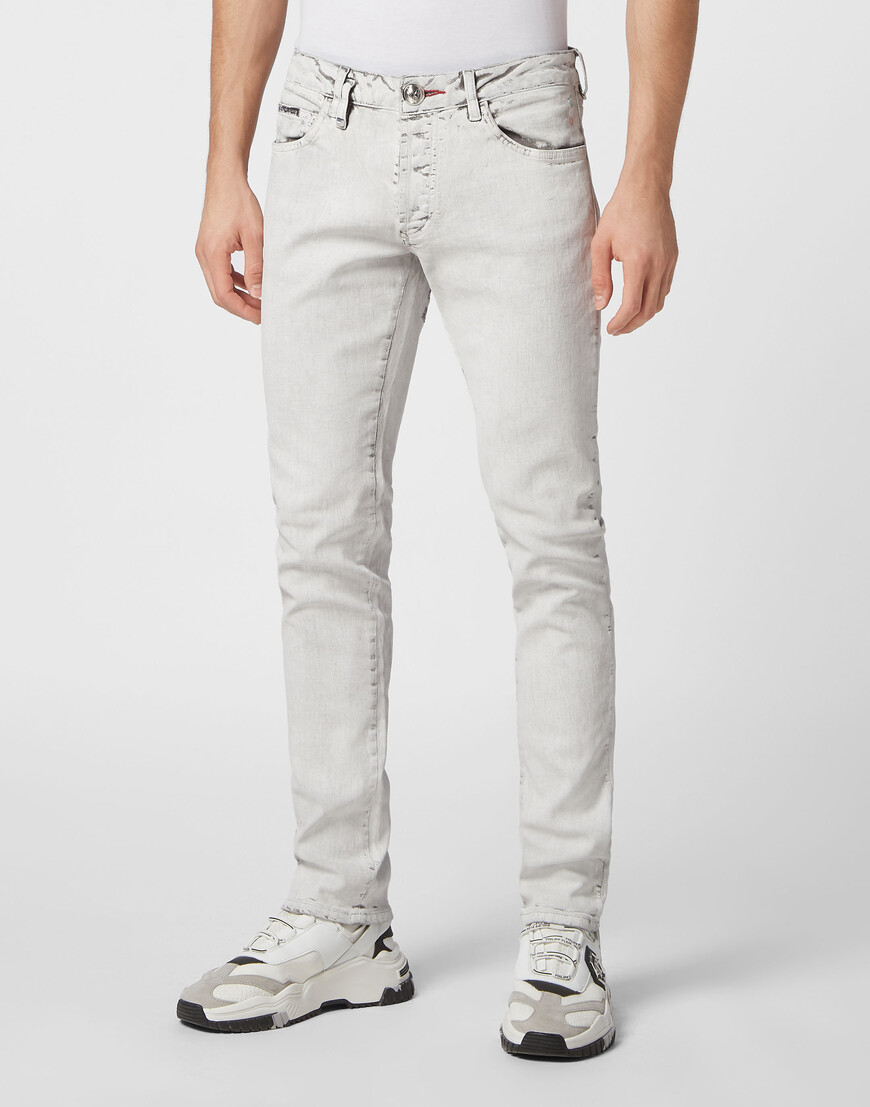 

Джинсы Прямые Philipp Plein, Белый