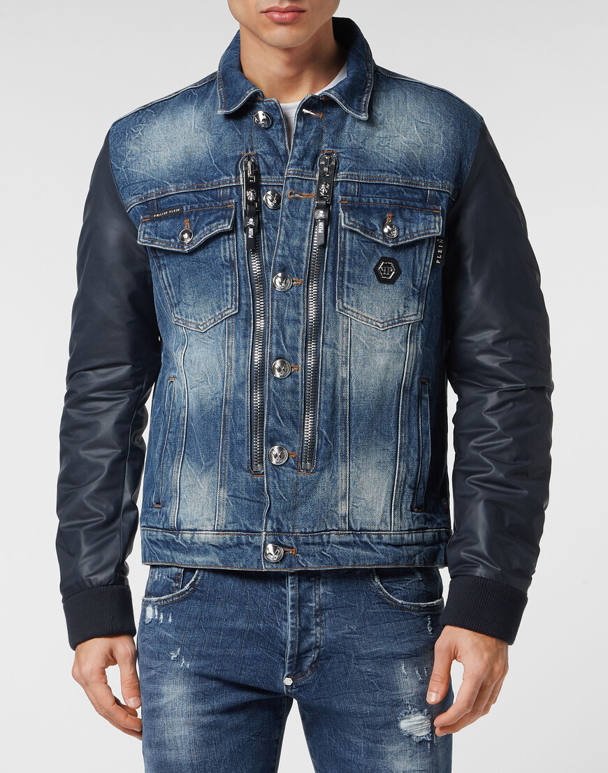 

Джинсовая Куртка Philipp Plein, Голубой