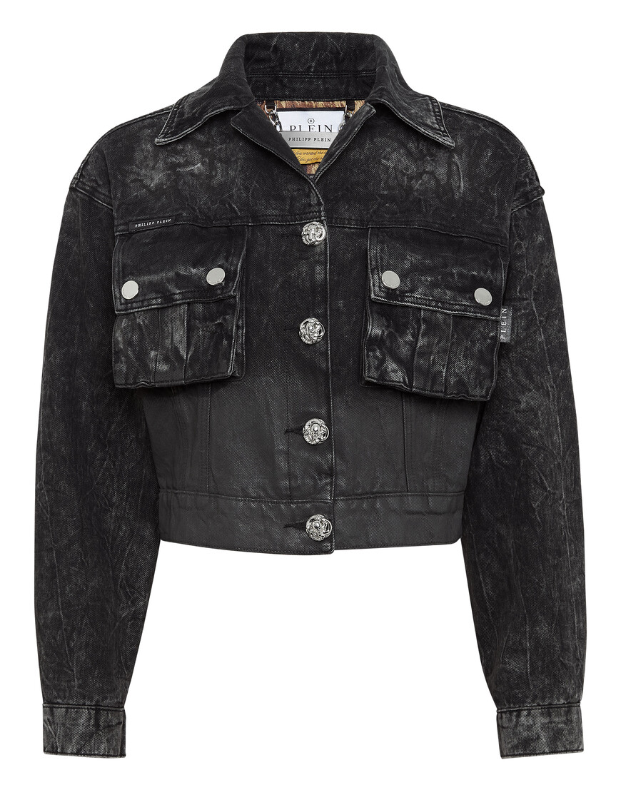 

Джинсовая Куртка Philipp Plein, Черный