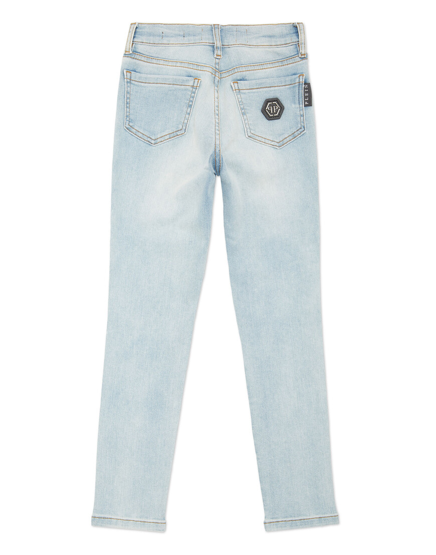 

Скинни Philipp Plein, Голубой