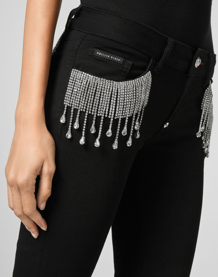 джинсы зауженные  A20C-WDT1509-PDE004N_02 со скидкой