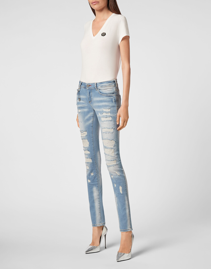 джинсы зауженные  PAAC-WDT1555-PDE004N_07RU по низкой цене