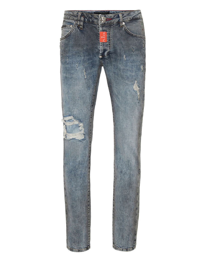 

Джинсы Прямые Philipp Plein, Серый