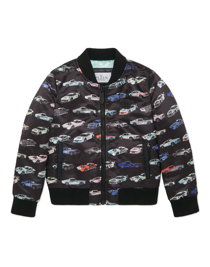 бомбер  от бренда philipp plein вид слева