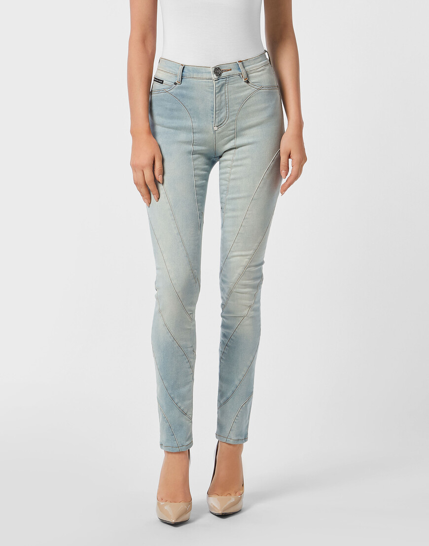 джинсы с высокой посадкой  FAEC-WDT2818-PDE004N_10WW фотография