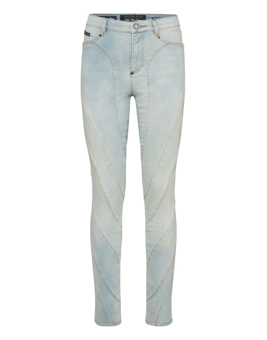 джинсы с высокой посадкой  FAEC-WDT2818-PDE004N_10WW по акции