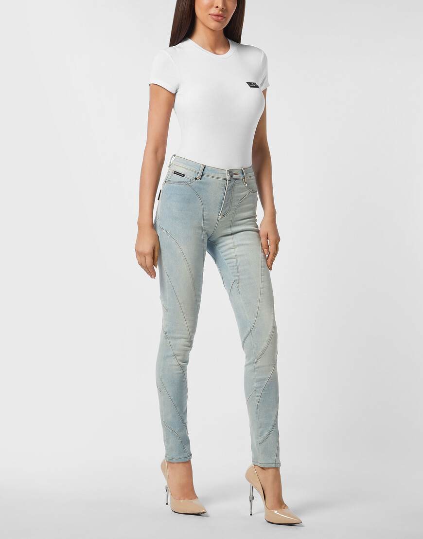 джинсы с высокой посадкой  FAEC-WDT2818-PDE004N_10WW по низкой цене