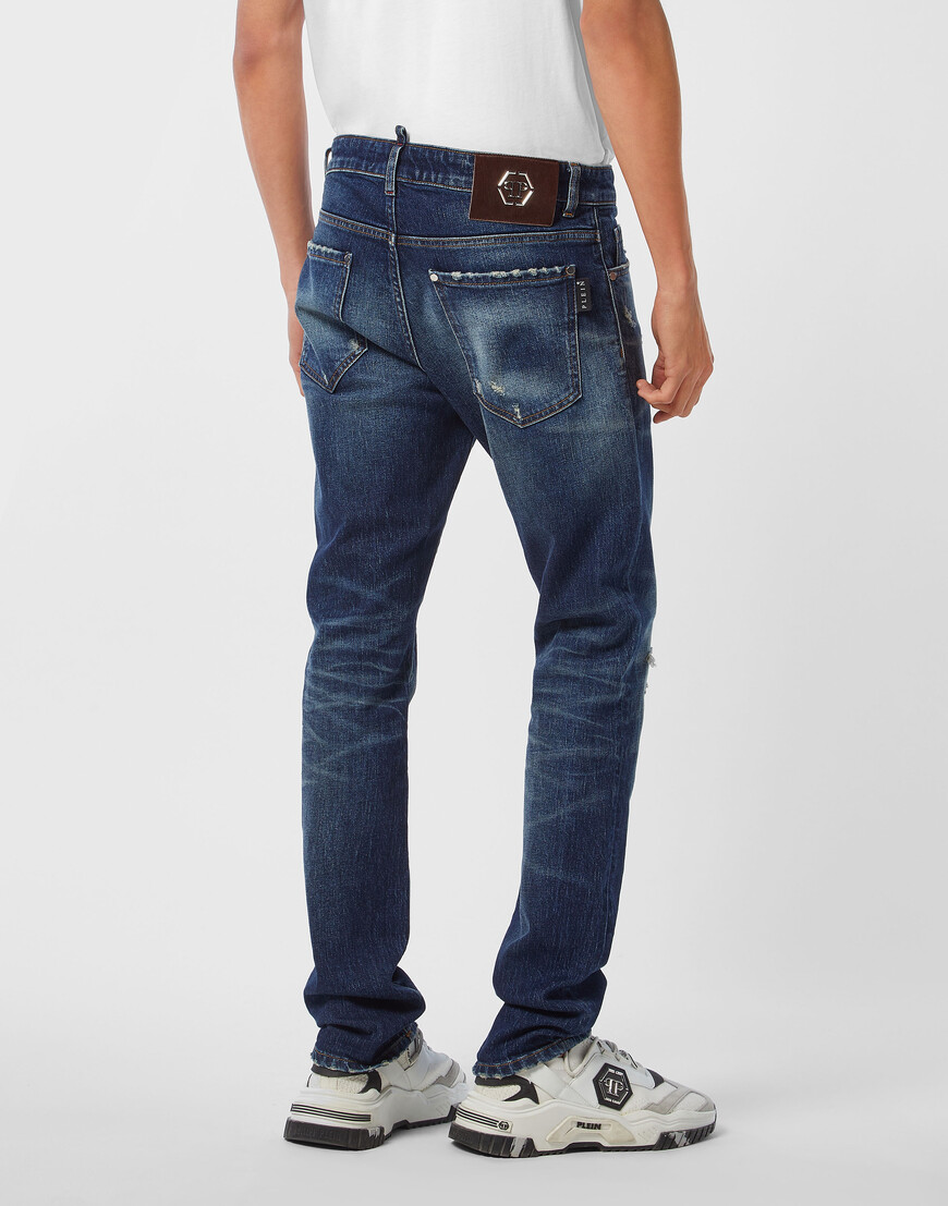 джинсы прямые  FAEC-MDT4138-PDE004N_07ML купить с доставкой