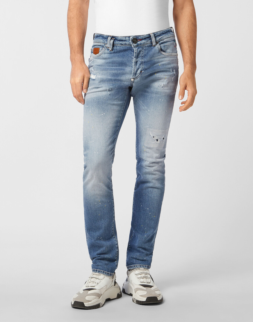 джинсы прямые  FAEC-MDT4138-PDE004N_07NE фотография